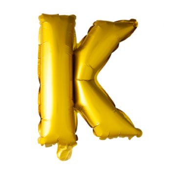 XXL Folienballon Gold Buchstabe K